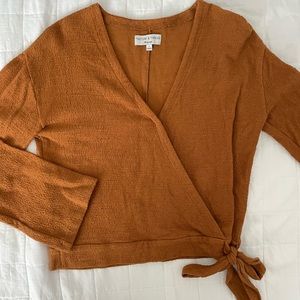 Madewell Cedar Wrap Sweater